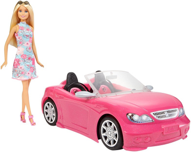 Barbie Convertible With Doll