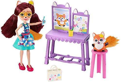 Enchantimals Art Studio Playset With Felicity Fox Doll, 6"