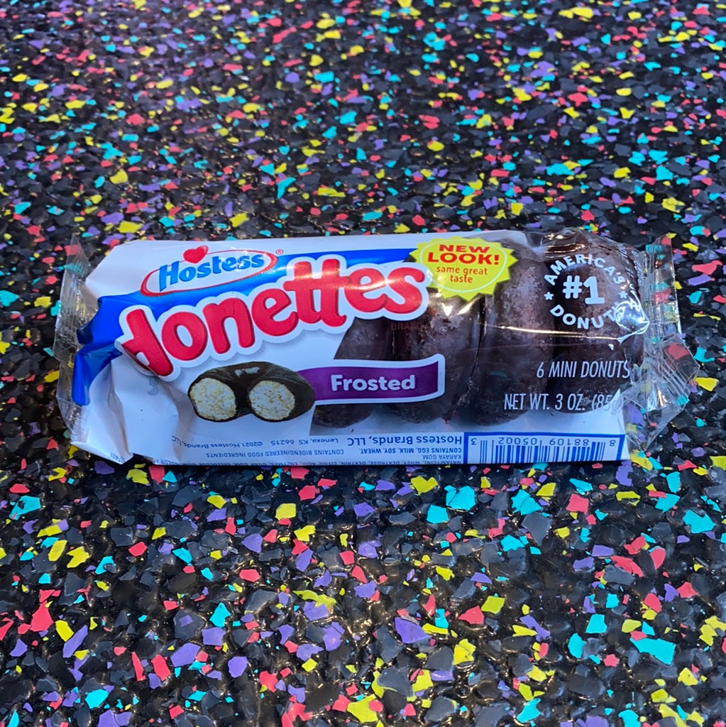 Hostess Donettes Frosted Mini Donuts, 6 Count, 3 Oz