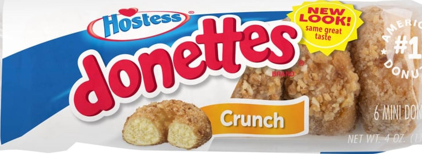 Hostess Donettes Single-Serve Crunch Donuts