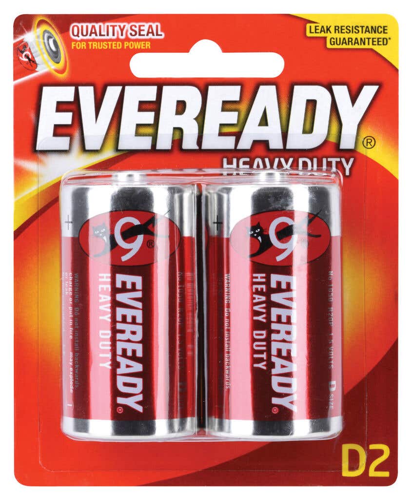 Eveready Heavy Duty Battery Red D