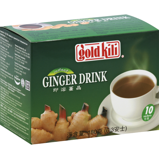 Gold Kili Instant Honey Ginger Drink 180g 6.3oz