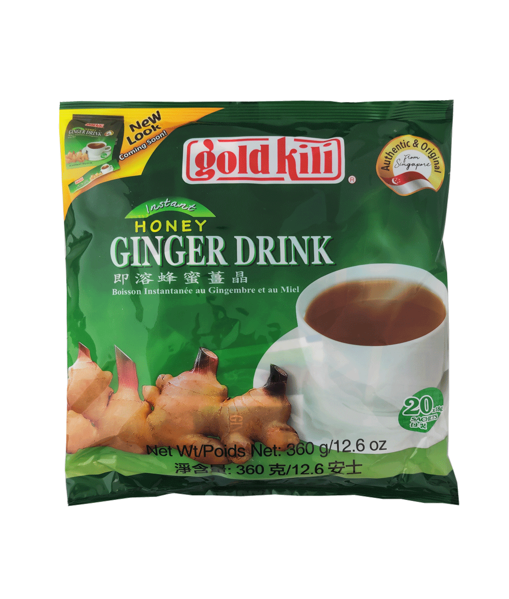 Gold Kili Instant Honey Ginger Drink – 20 Sachets – 360 G