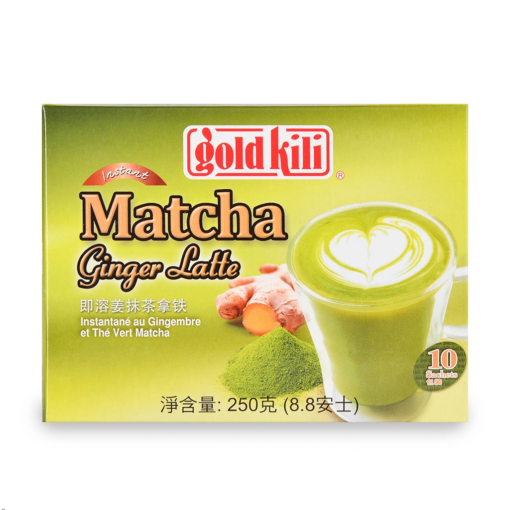 Gold Kili Matcha, Ginger Latte, Instant