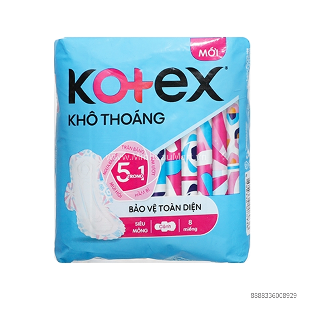 Kotex website Băng Vệ Sinh Style Lưới Siêu Thấm Maxi Cánh 8 Miếng