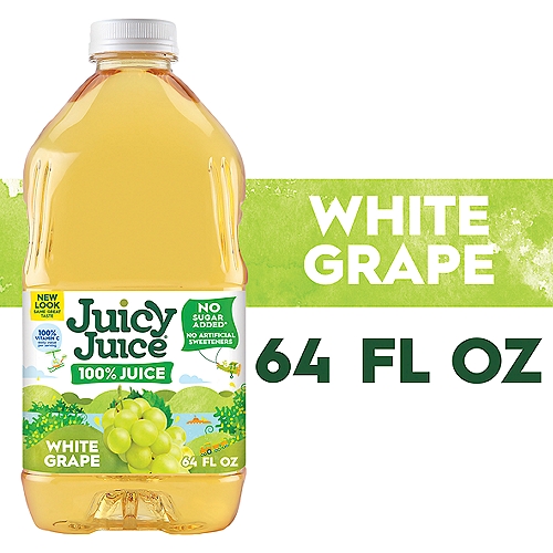 Juicy Juice White Grape 100% 64 Fl. Oz. Bottle