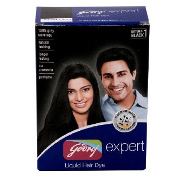 Godrej Expert Liquid Hair Dye - Natural Black, 20 Ml