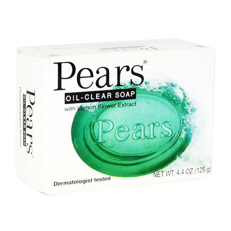 Pears Soap Oil Clear With Lemon Flower Extract, 4.4 Oz