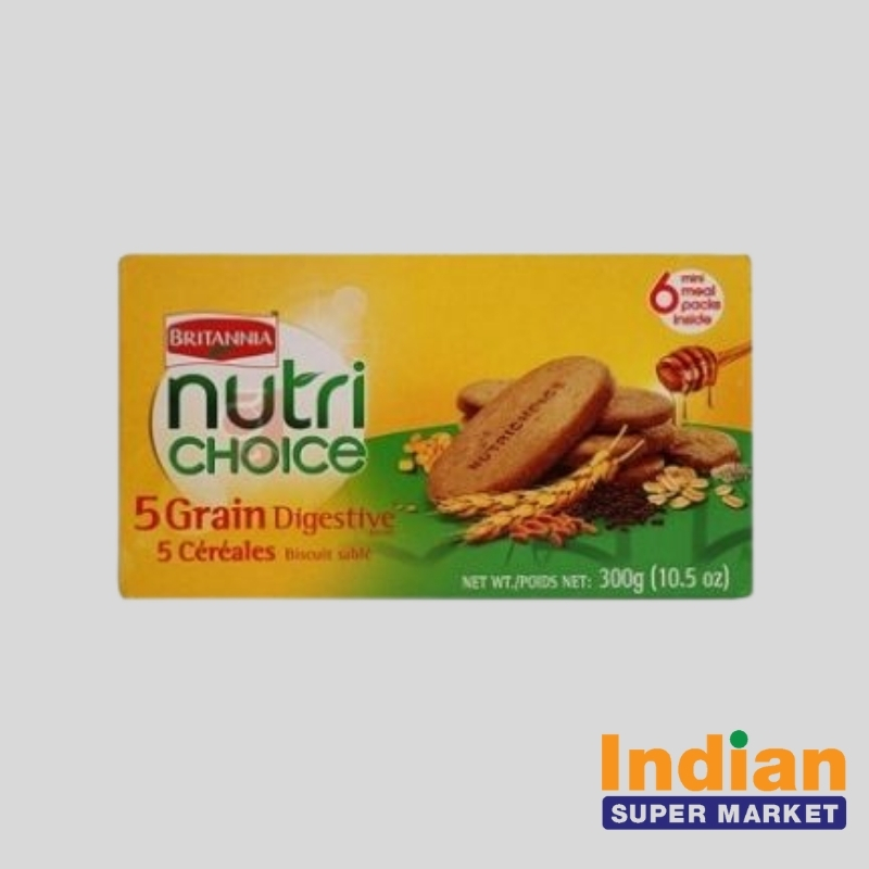 Britannia Nutri Choice 5 Grain Biscuit 300g