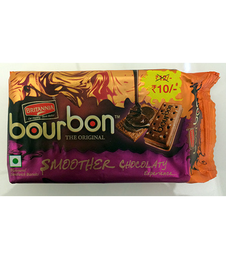 Britannia Bourbon Chocolate Flavour Biscuits 400g