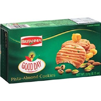 Britannia Good Day Pistachio & Almond Cookies / 8.9oz., 253g
