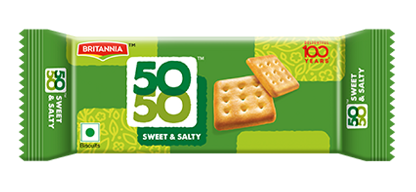 Britannia 50-50 Sweet & Salty 62gm