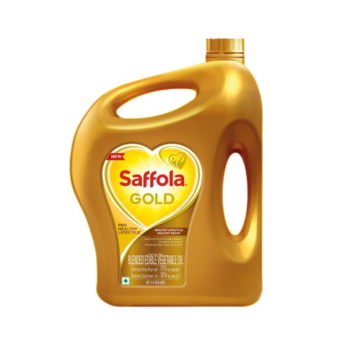 Saffola Marico Gold Blended Edible Vegetable Oil 5L