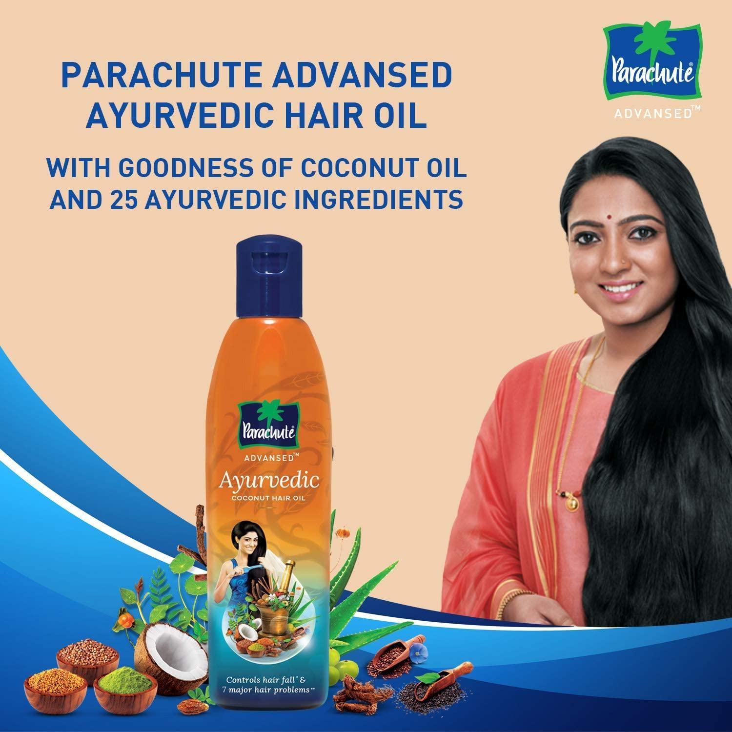 Parachute Advansed Ayurvedic Coconut Hair Oil, 190ml