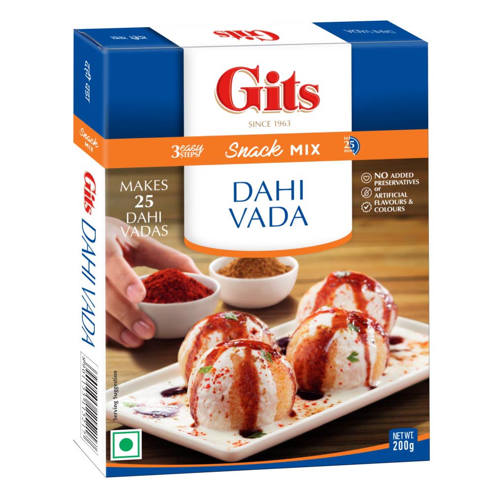 Gits Instant Dahi Vada Snack Mix 200g