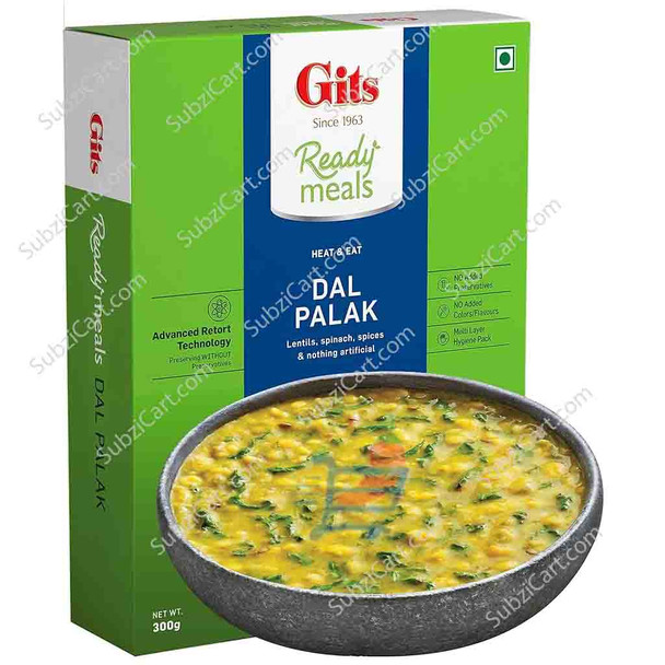 Gits Ready Meals Dal Palak, 300g