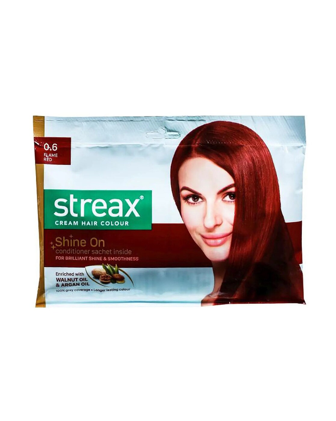 Streax Cream Hair Colour Flame Red 0.6 50gm+50ml