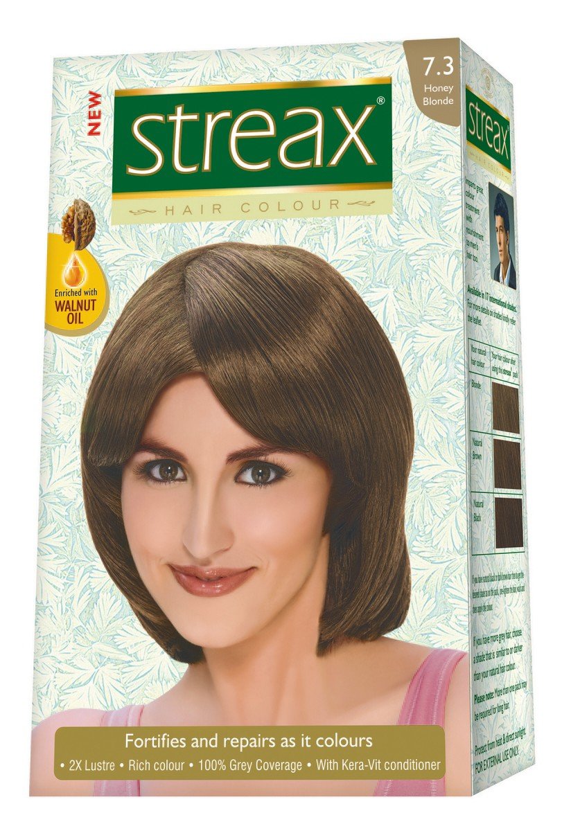 Streax Honey Blonde Hair Colour No.7.3, 50Ml