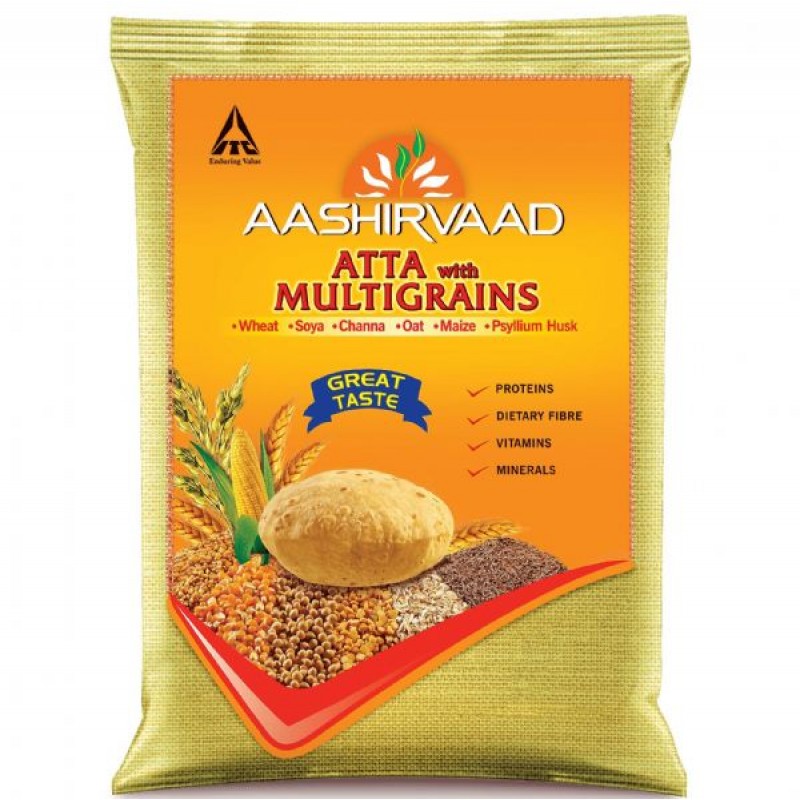 Aashirvaad Atta With Multigrains, 5Kg