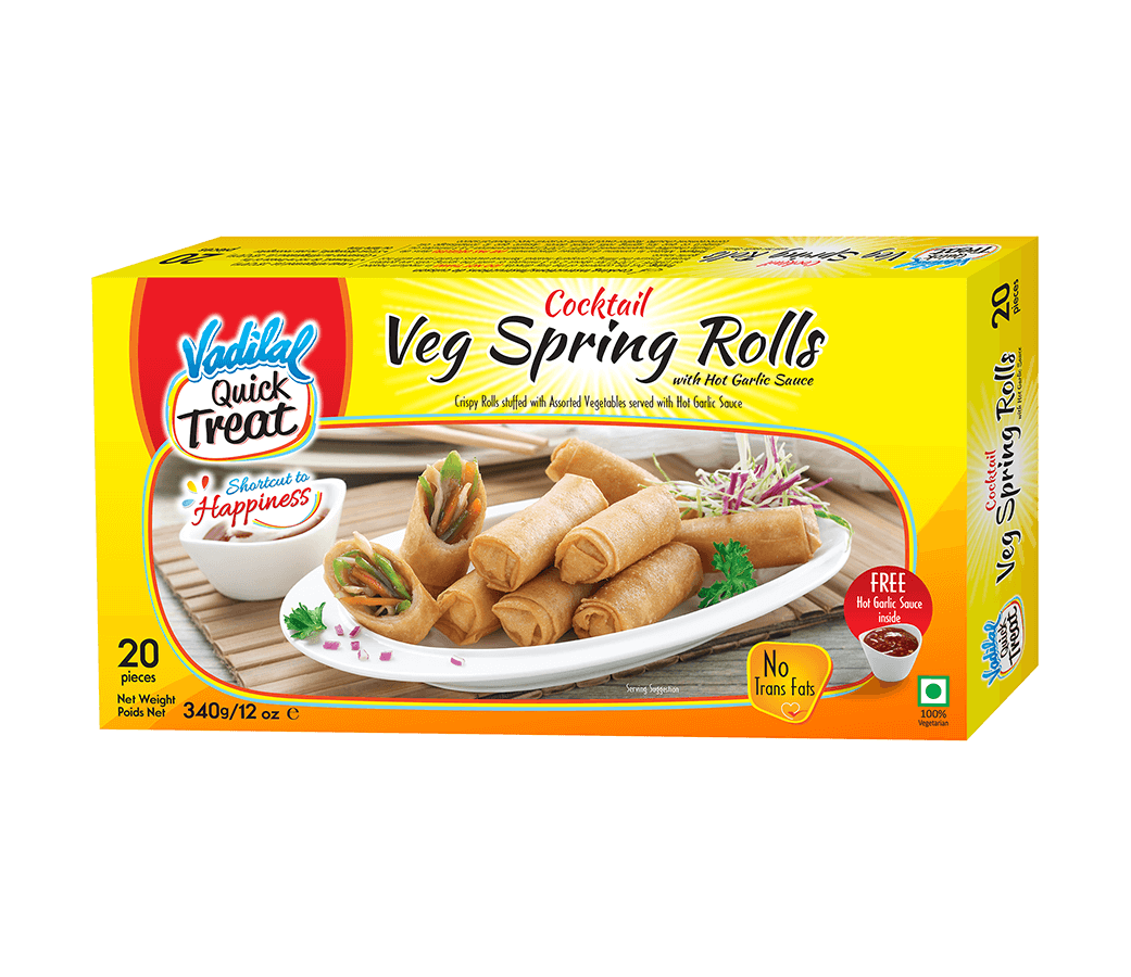 Vadilal Veg Spring Rolls 350gm