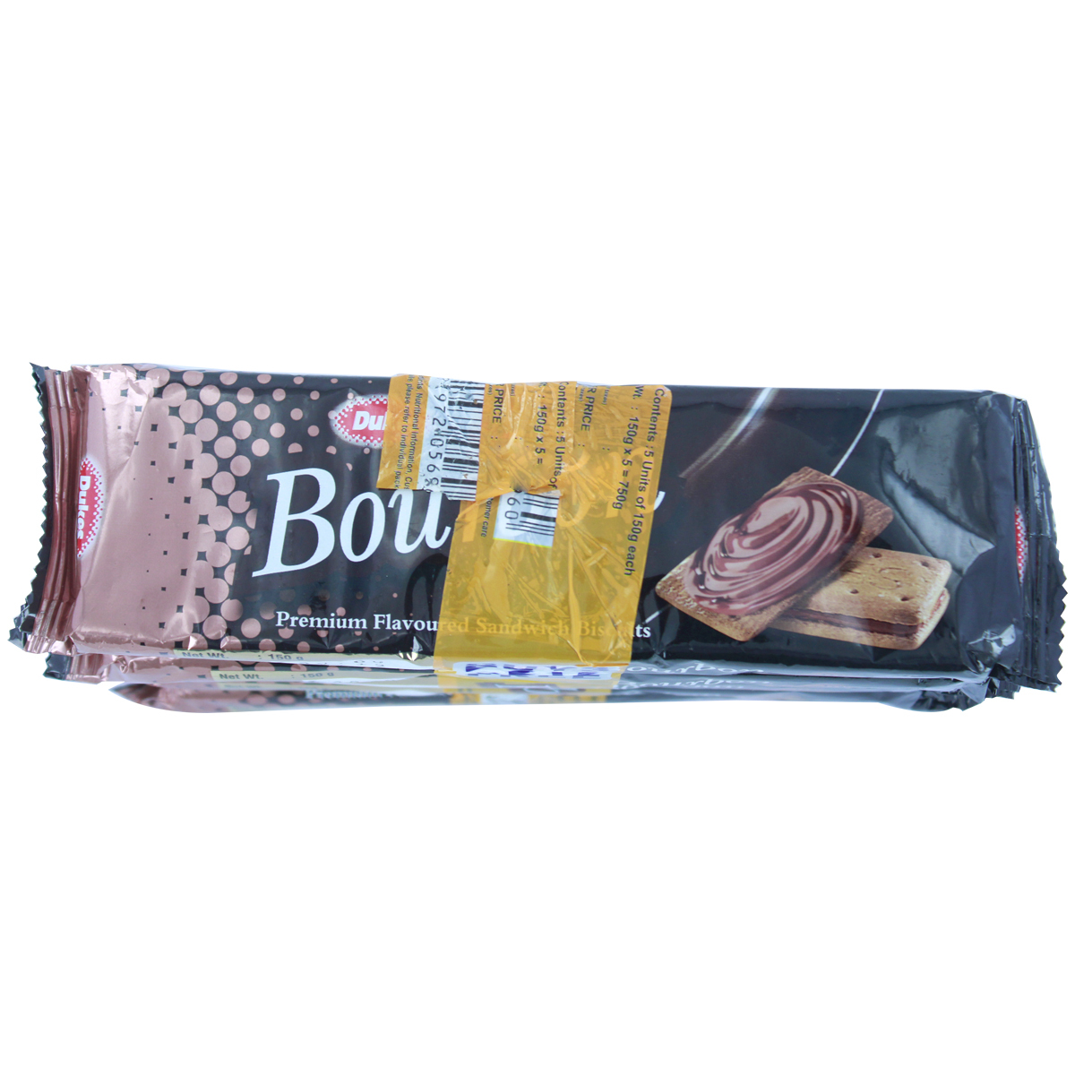 Dukes Bourbon Premium Flavoured Sandwich Biscuits 150G