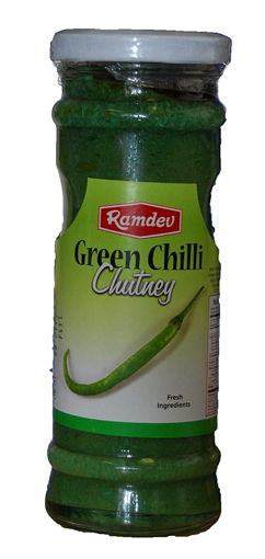 ExoticSuperstore Ramdev Green Chilli Chutney 220gm