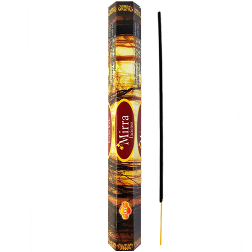 HEM Incense, Stick, Myrrh, Hex, 20pk