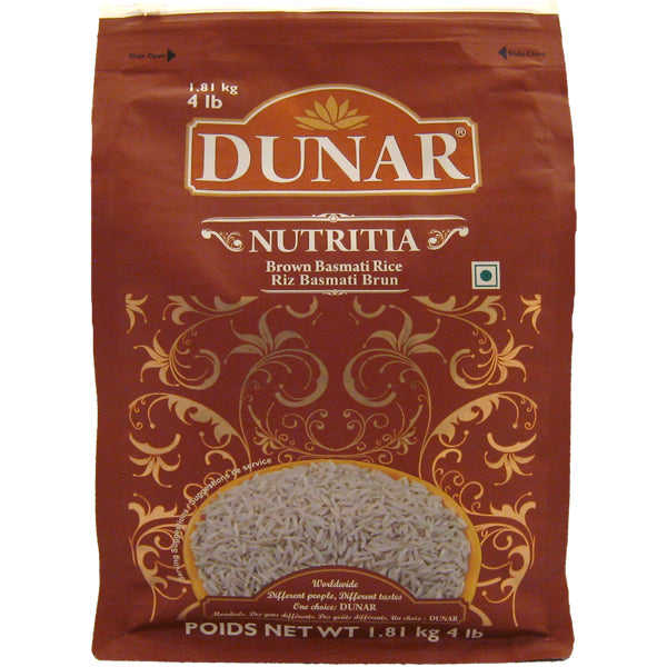 Dunar Nutritia Brown Basmati Rice 4 Lb