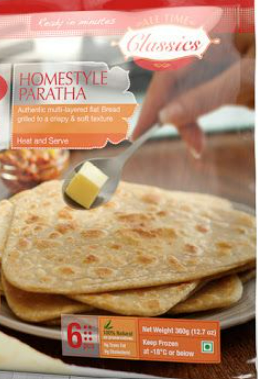 Mo'plleez Home Style Paratha 360g