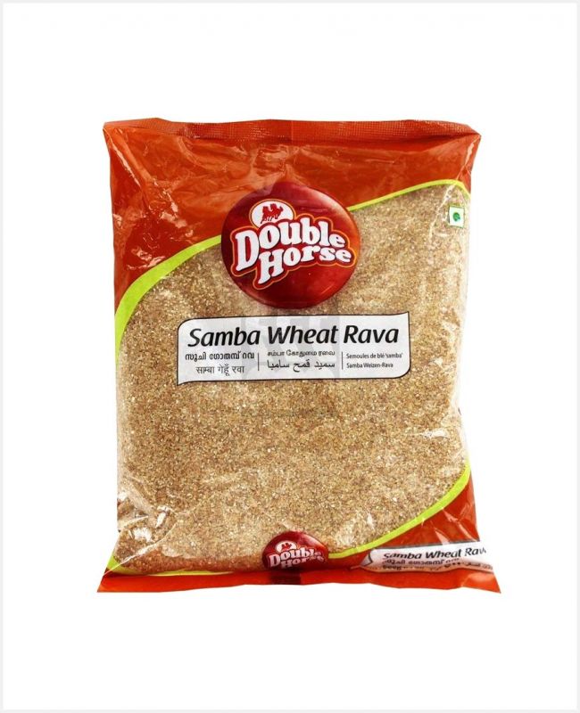 Double Horse Samba Wheat Rava 1Kg
