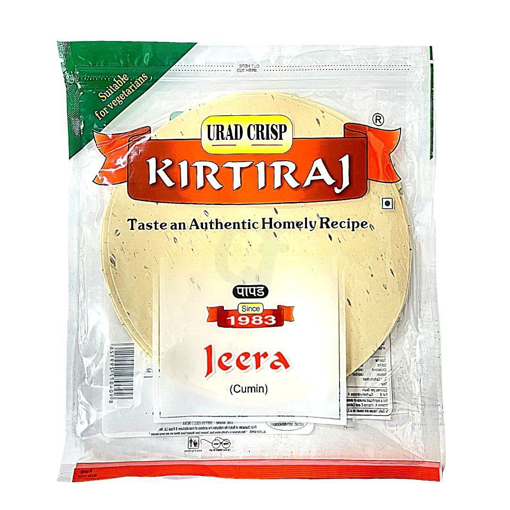 Kirtiraj Jeera (Cumin) Papad 200g