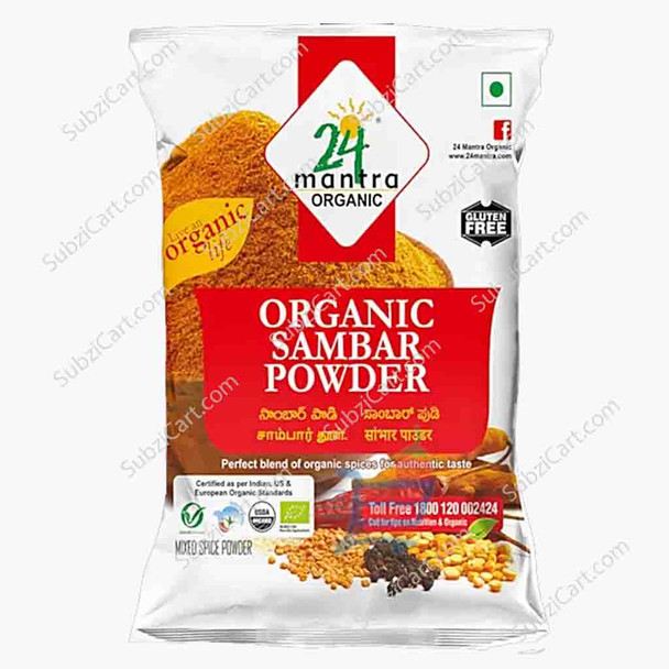 24 Mantra Sambar Powder, 10 Oz