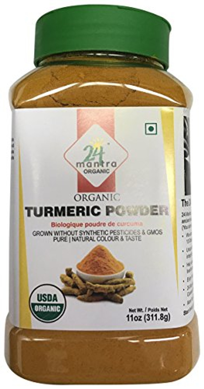 24 Mantra Organic Turmeric Powder 340 Gm
