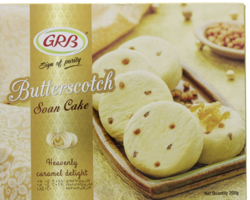 GRB Soan Cake - Butter Scotch 200gm