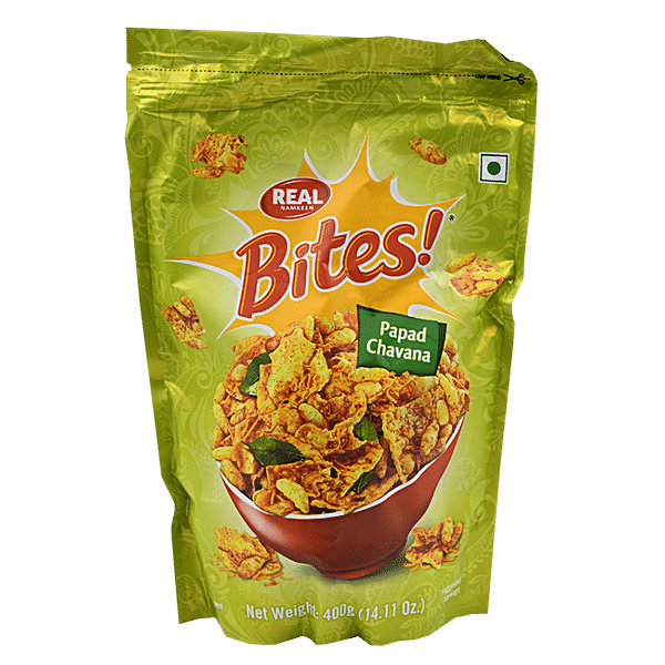 Real Namkeen Bites Papad Chavana
