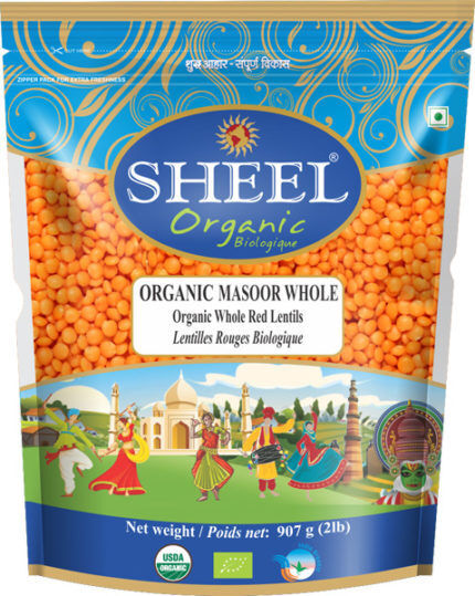 Sheel Organic Masoor Malka / Whole 2 Lbs