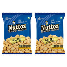 Nuttoz Salted Roasted Peanuts, 160gm