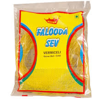 Kings Falooda Sev - Corn Vermicelli - Yellow (50 Gm Bag)