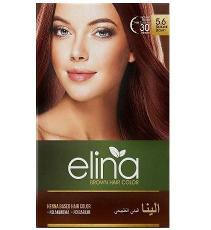 Elina Henna Hair Color - Natural Brown (5.6)
