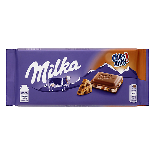 Milka Chips Ahoy Chocolate Bar 100g./3.53oz