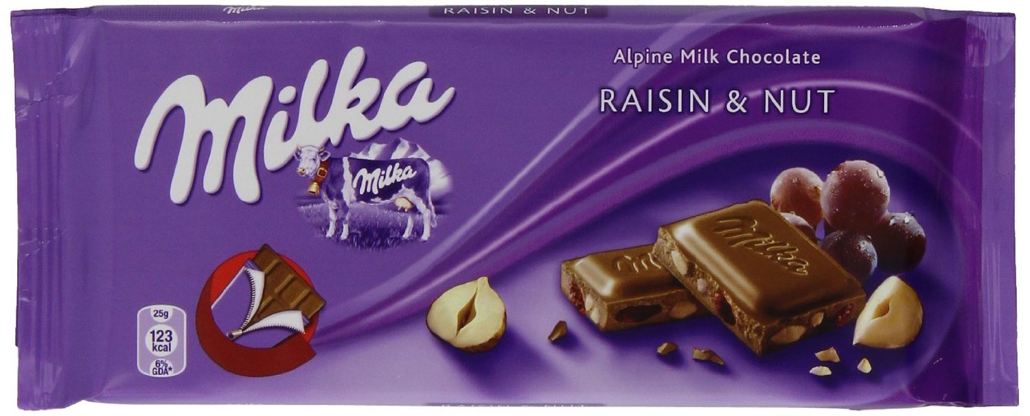 Ocfoodmarket Milka Max Raisins And Nuts Chocolate 270g