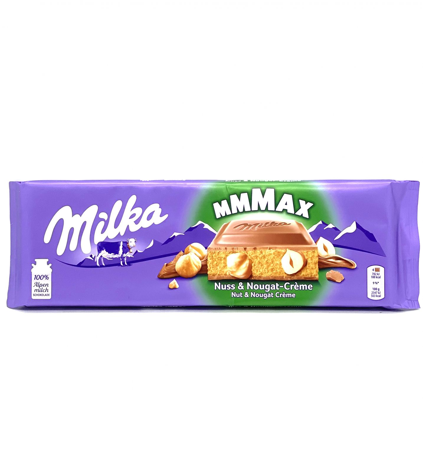 Milka Chocolate Bar Nuts Nougat 300gr
