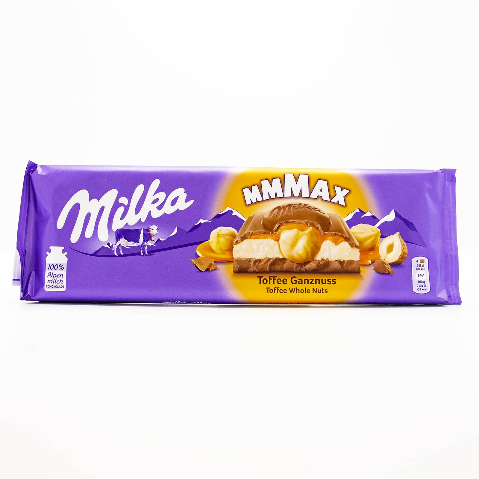 Milka MMMAX, Toffee Ganznuss Whole Nuts, 300g