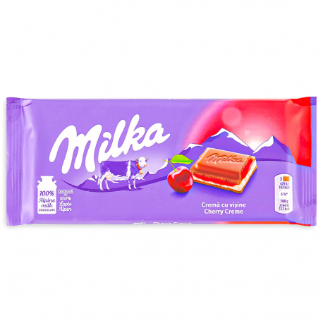 Milka Cherry Cream Chocolate