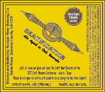 Russian River Brewing Beatification