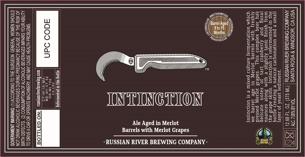 Russian River Brewing Intinction - Merlot