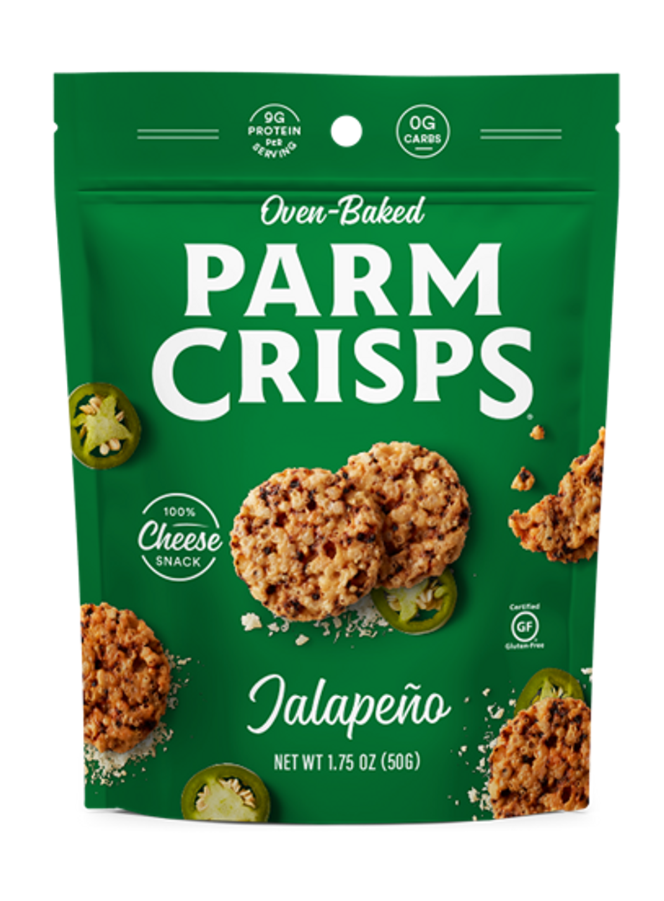 Parm Crisps Oven-Baked Jalapeno Cheese Snack 1.75 Oz