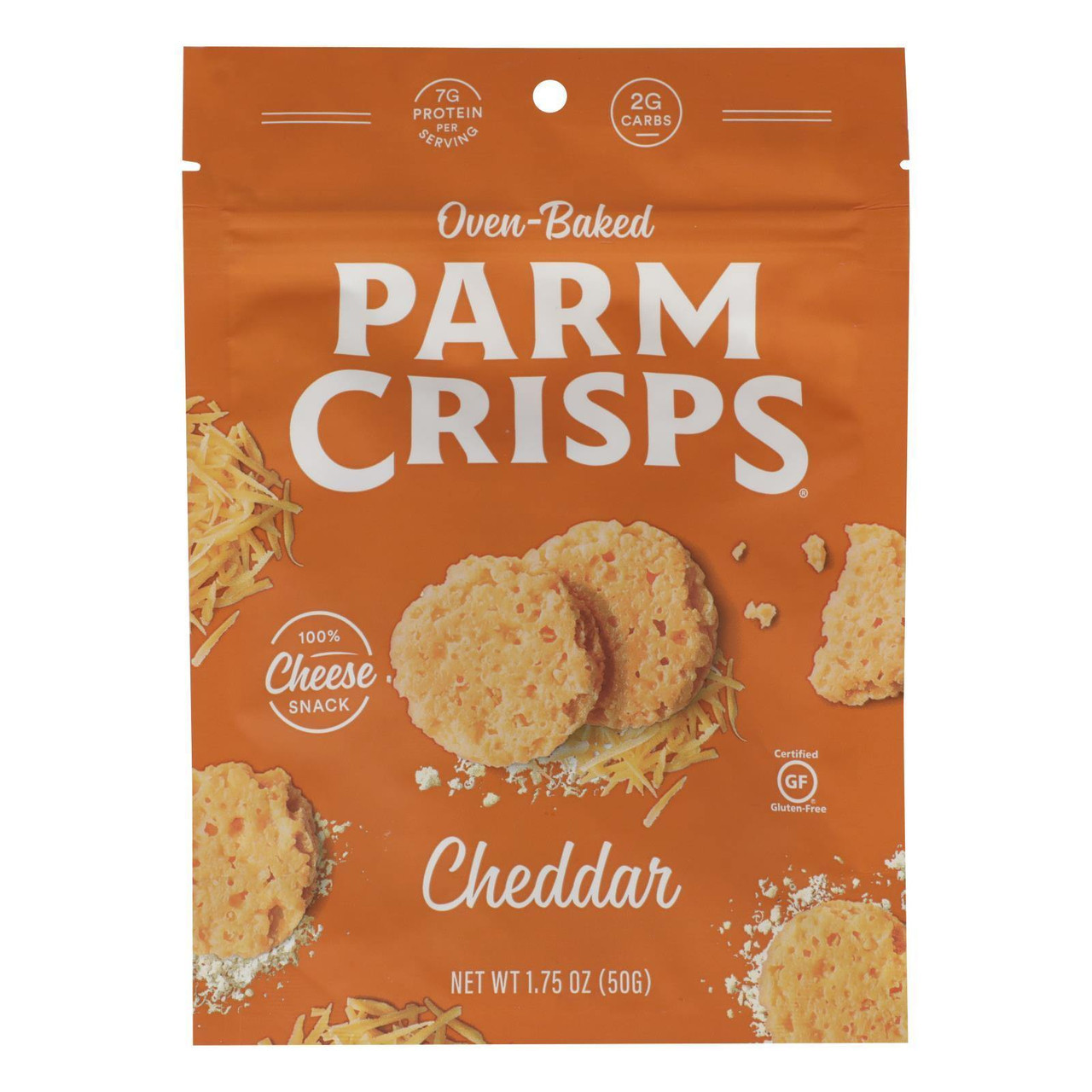 Parm Crisps Oven Baked Cheddar Cheese Snack 1.75 Oz