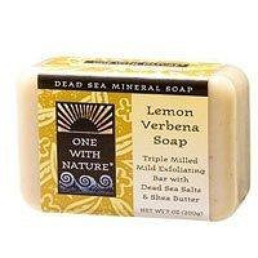 One With Nature Dead Sea Mineral Bar Soap, Lemon Sage