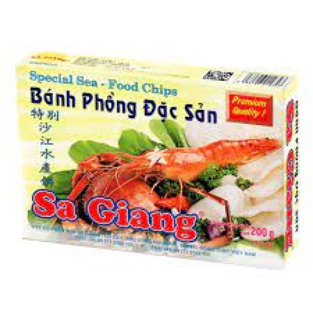 Sa Giang Special Seafood Chips 35mm 200g, 特別沙江水產餅 200g